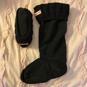 NWOT Cable Knit Hunter Boot Socks